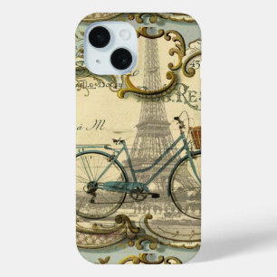 Französischer moderner Vintager Fahrradparis-Eiffe Case-Mate iPhone Hülle