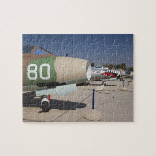 Französischer Mystere-Kampfjet Puzzle