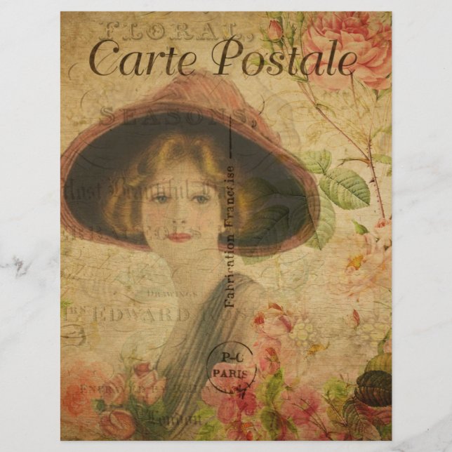 Französischer Postkarten-Flyer (Vorderseite)