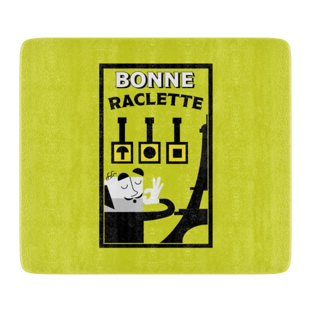 Französischer Raclette Schneidebrett (Vorderseite)