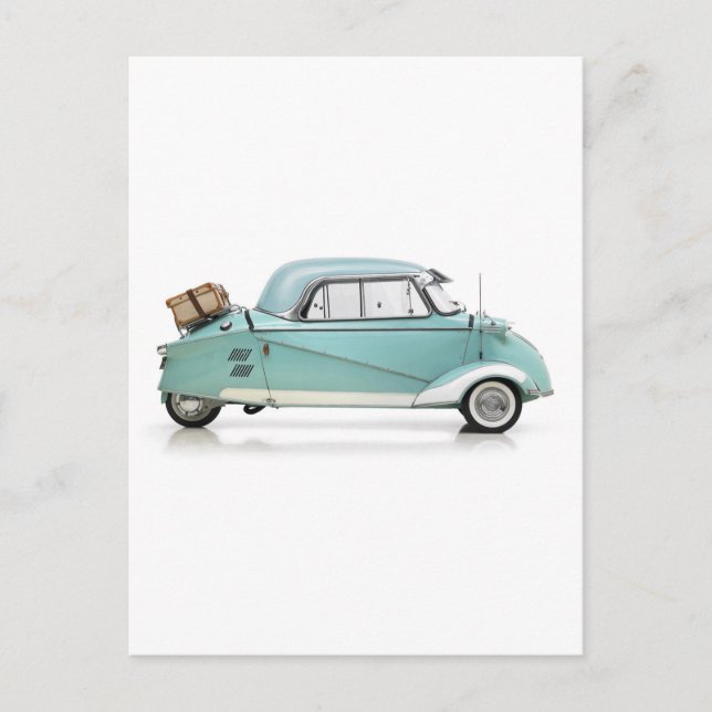 Französischer Reisender Postkarte (Vorderseite)