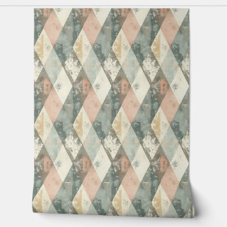 Französischer Retro-Harlekin Tapete
