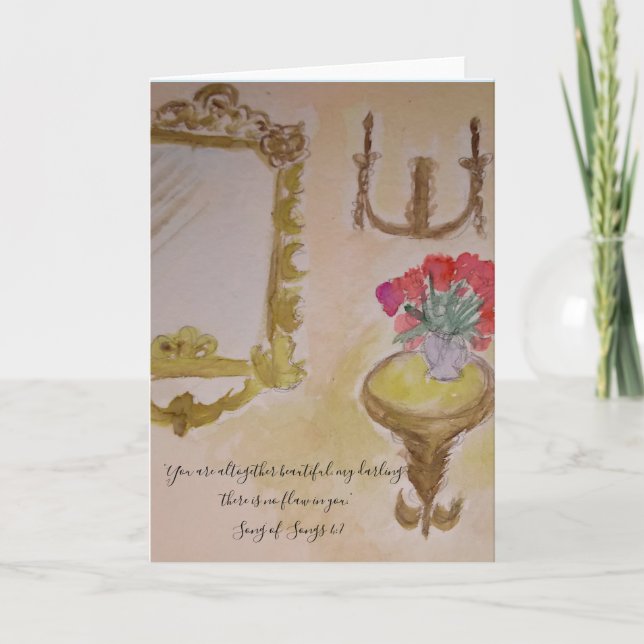 Französischer Salon Karte (Vorderseite)