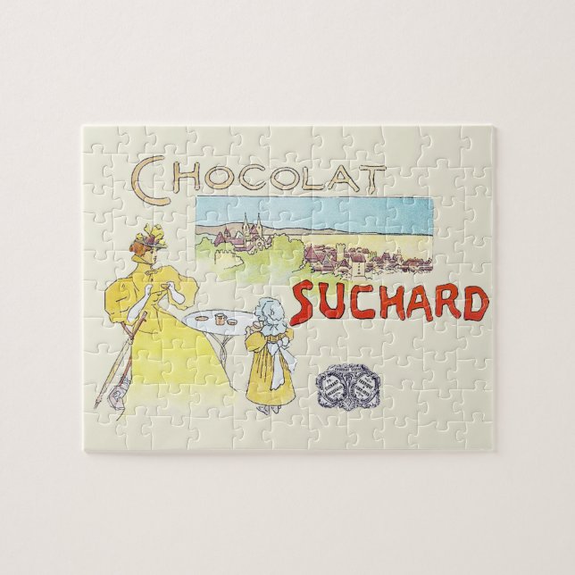 Französischer Schokolade Viktorianisch Candy Sugar Puzzle (Horizontal)
