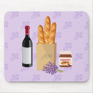 Französischer Snack Mousepad