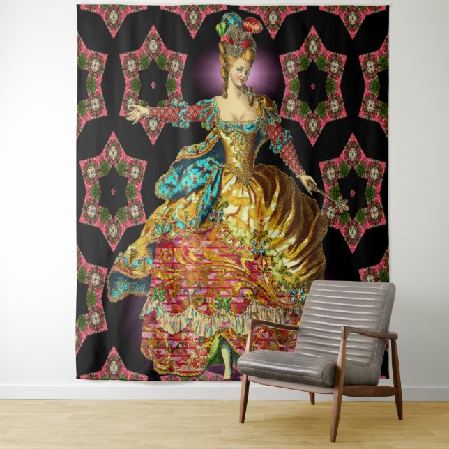 Französischer Starry Flight Wandteppich (Beispiel)