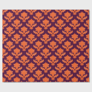 Französischer Teppich Orange Burgund Geschenkpapier