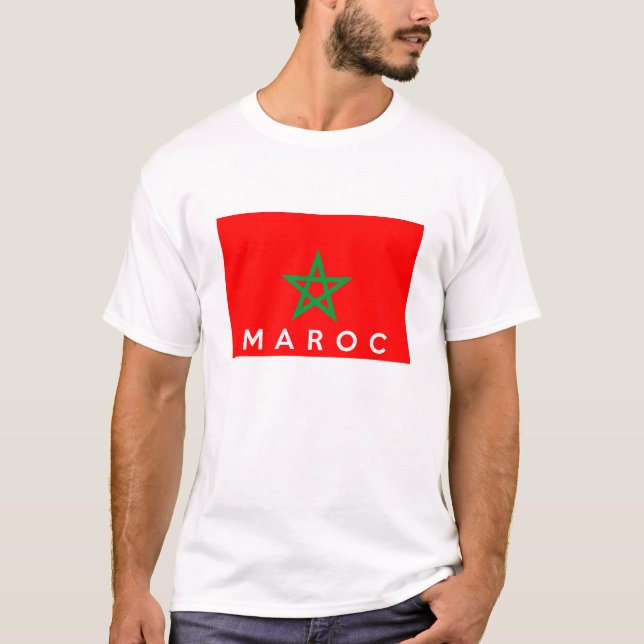 französischer Textname des Marokko maroc T-Shirt (Vorderseite)