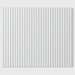Französischer Ticking Strip Grau White 2 Geschenk Geschenkpapier
