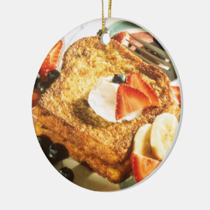 Französischer Toast Keramikornament