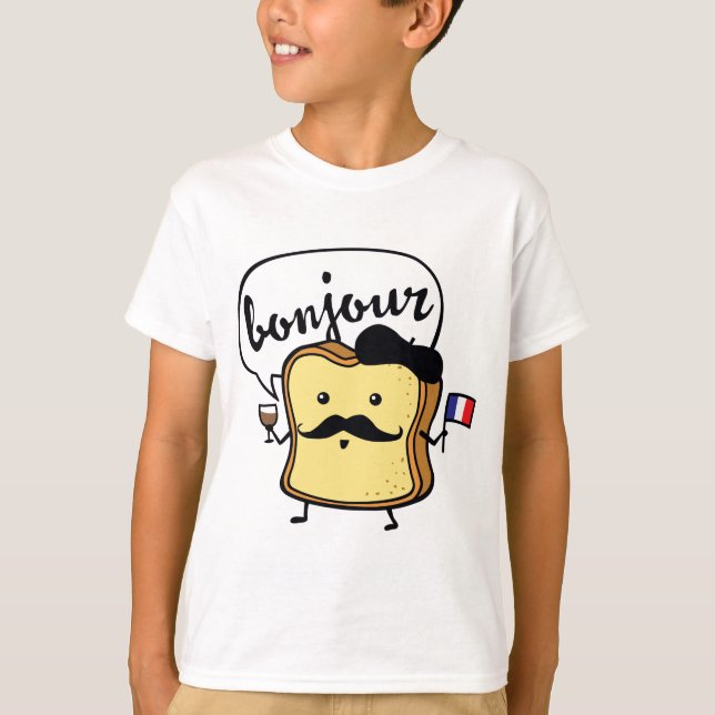 Französischer Toast T-Shirt (Vorderseite)