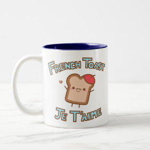 Französischer Toast-Tasse Zweifarbige Tasse