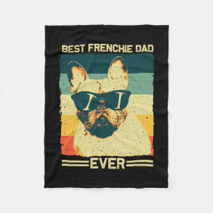Französischer Vater Design Männer Vater Französisc Fleecedecke