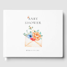 Französischer Vintager Umschlag mit Blume