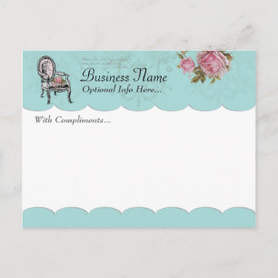 Französischer Vorsitz mit Komplimente Postkarte