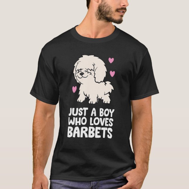 Französischer Wasserhund nur ein Junge, der Barbet T-Shirt (Vorderseite)