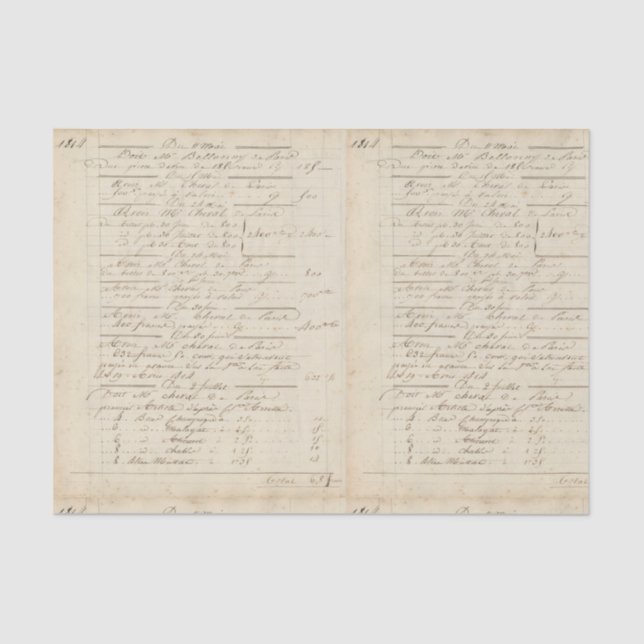 Französischer Wein Nr.02 Seidenpapier (Vorderseite)