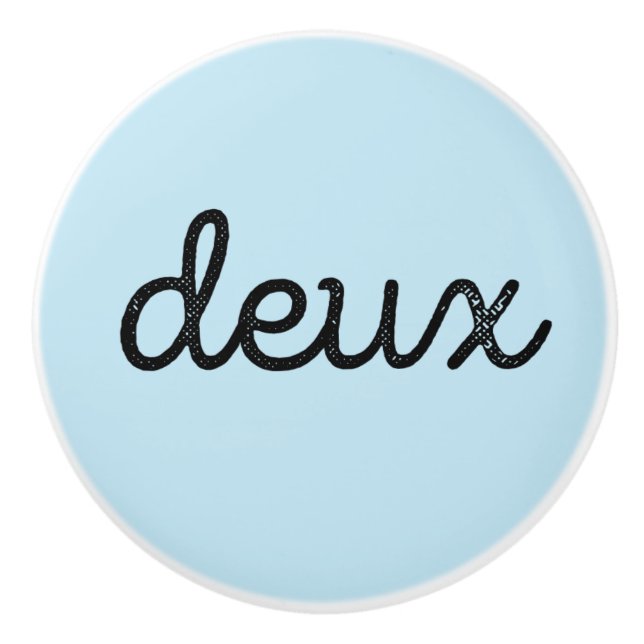 Französischer zählengriff 2 keramikknauf (Vorderseite)