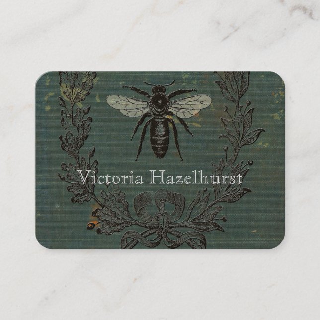 Französisches Bienen-Nr. 6 beruflich Visitenkarte (Vorderseite)