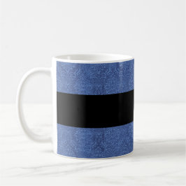 Französisches Blau-Hochzeits-Damast-Sammlung Kaffeetasse