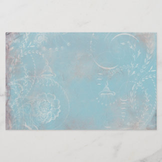 Französisches Blau Toile persönliches Briefpapier