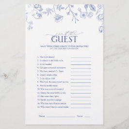 Französisches Blauer Brautparty