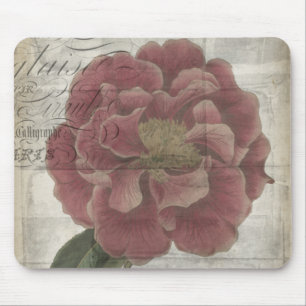 Französisches Blumen-III Mousepad