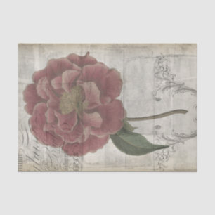 Französisches Blumen-III Seidenpapier