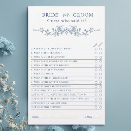 Französisches Brautparty-Spiel "Brille oder Groom"