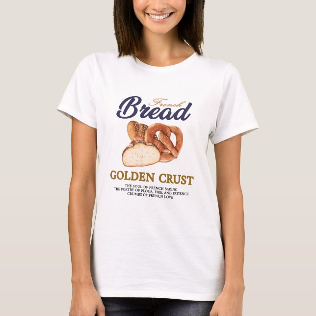 französisches Brot T-Shirt (Vorderseite)