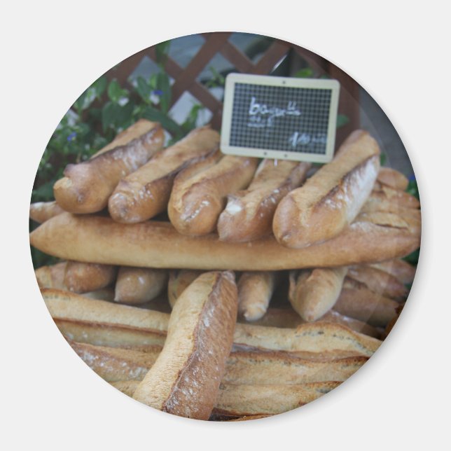 Französisches Brot von ProvenceProvence Magnet (Vorne)