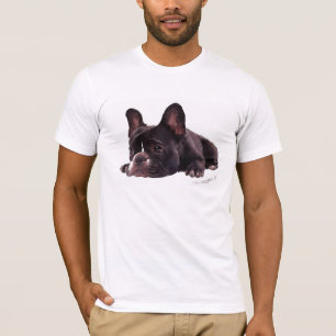 Französisches Bull-T-Shirt-Doppelseitig mit fett g T-Shirt