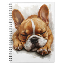 Französisches Bulldog-Notebook