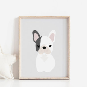 Französisches Bulldog Puppy Kinderzimmer & Kids Ro Poster