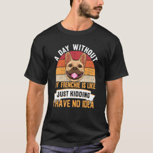 Französisches Bulldogge-Bekleidungsstück für Männe T-Shirt