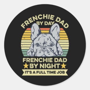 Französisches Bulldogge-Design für Ihren französis Runder Aufkleber