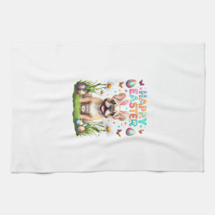 Französisches Bulldoggen-Oster-Shirt Lustiges Fren Geschirrtuch