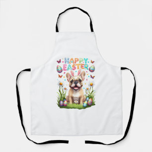 Französisches Bulldoggen-Oster-Shirt Lustiges Fren Schürze