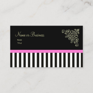 Französisches Butike ~ Geschäfts-Karten-Rosa Visitenkarte