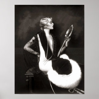 Französisches Button Anfang der 1900er Jahre auf Poster