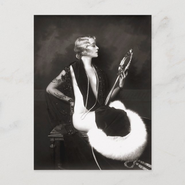 Französisches Button Anfang der 1900er Jahre auf Postkarte (Vorderseite)