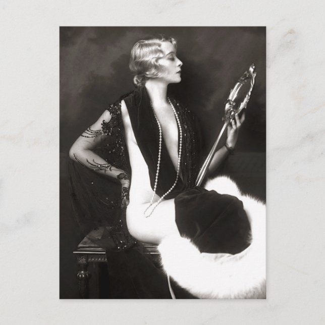 Französisches Button Anfang der 1900er Jahre auf Postkarte (Vorderseite)