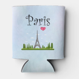 Französisches Design - Eiffelturm in Paris Dosenkühler