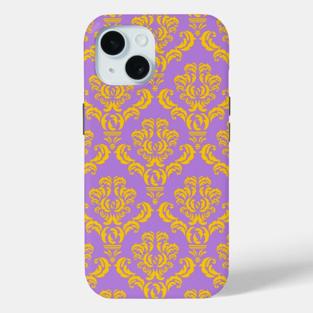 Französisches Empire Damask Muster #4 Case-Mate iPhone Hülle (Rückseite)