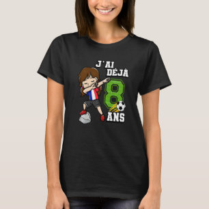 Französisches Flag-Football-Mädchen T-Shirt