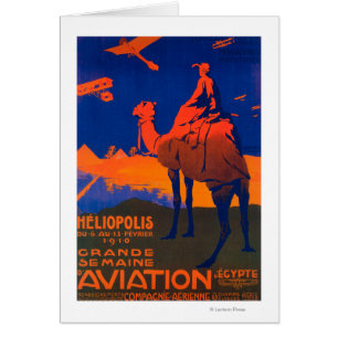 Französisches Fluglinien-Werbeplakat