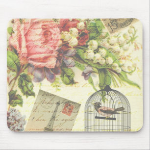 Französisches Gartenmauspad Mousepad