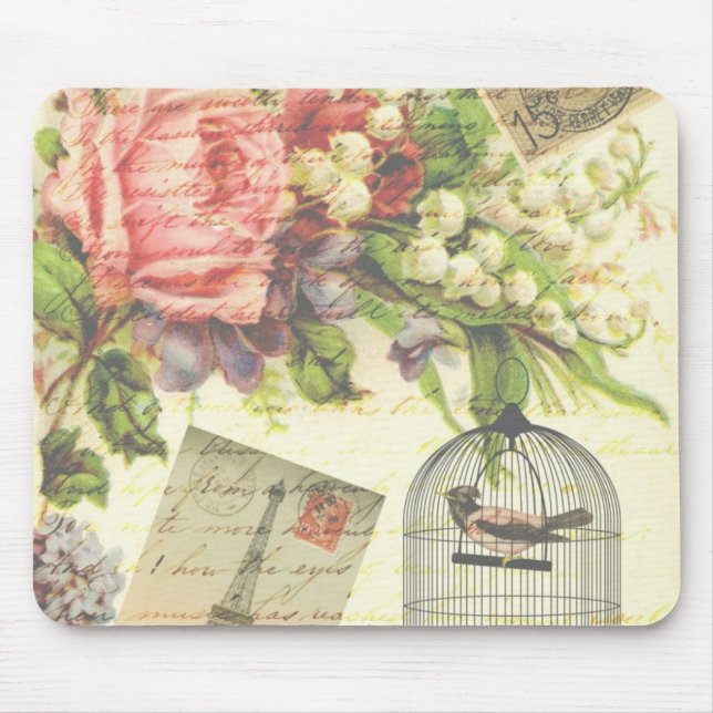 Französisches Gartenmauspad Mousepad (Vorne)