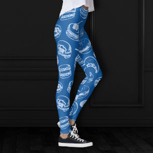 französisches Gebäck   Classic Blue Sweet Leckerei Leggings