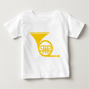 Französisches Horn - Bernstein Baby T-shirt